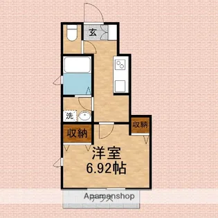 ハイムパインⅡ【1階】の間取り