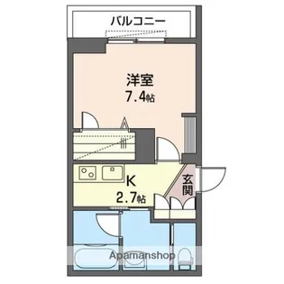 サンヴェルジュ エス【1階】の間取り