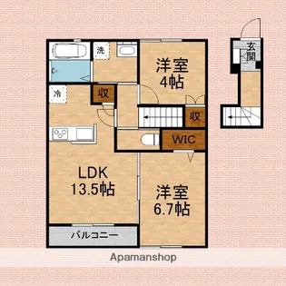 グレイス【2階】の間取り