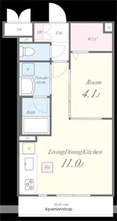 ル・ヴェール朝霞【1階】の間取り