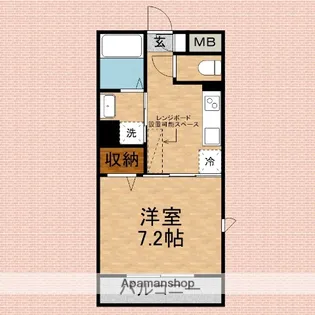 リップス【1階】の間取り