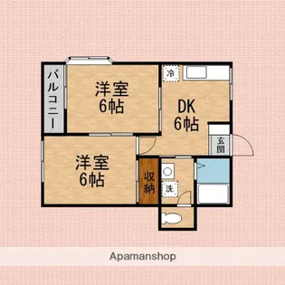 ゼフィールⅡ【2階】の間取り