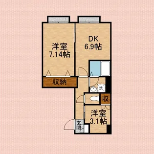 第2関根ビル【2階】の間取り