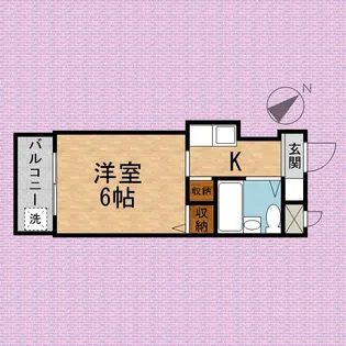 ウインベルソロ朝霞ナンバーワン【3階】の間取り