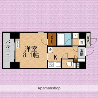 プルミエール川越EAST【10階】の間取り