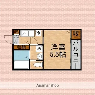 MELDIA新座大和田【1階】の間取り