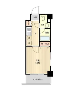 WILLDO新座【5階】の間取り