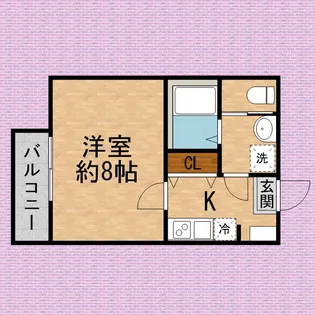 キャメル上福岡A【2階】の間取り