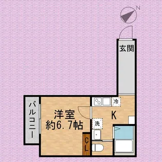 GRAN I NIIZA【2階】の間取り