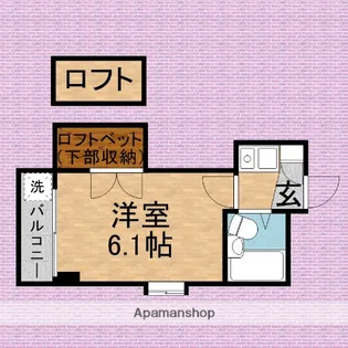 アメリカン ドリーム【3階】の間取り