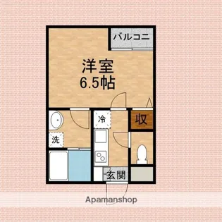 メイプルタウンⅢ【102号室】の間取り