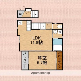 カラー【2階】の間取り