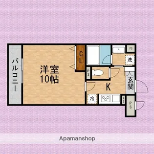 コンフォート【2階】の間取り