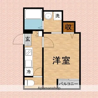 サクセス川越【1階】の間取り