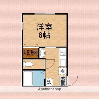 アリビオ川越【1階】の間取り