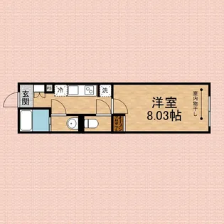 カインドネスみずほ台NORTH【102号室号室】の間取り