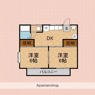 エスペランサー【1階】の間取り