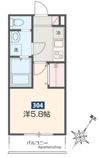 MELDIA新座【3階】の間取り