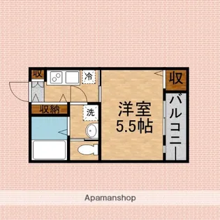 MELDIA新座【1階】の間取り