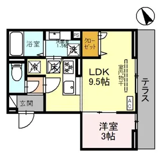 D-Sereno志木幸町【1階】の間取り