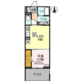 リュミエール【1階】の間取り