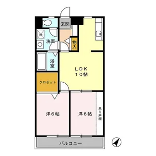 ピュアプレイス【1階】の間取り