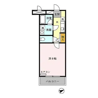 メイプルヒルズ【1階】の間取り