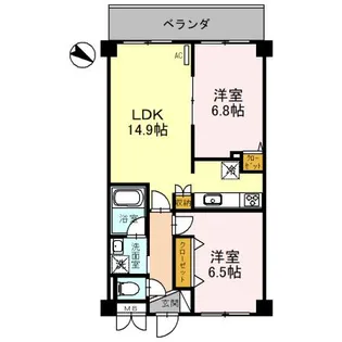 シャインヒル Ⅲ【3階】の間取り