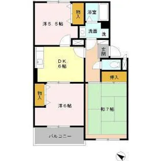 メゾンクレール【1階】の間取り