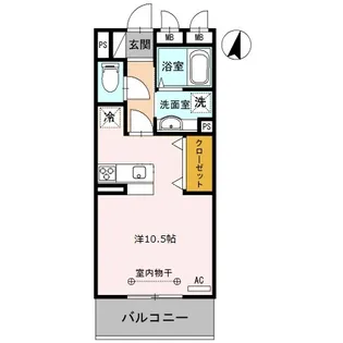エミネンスⅢ【1階】の間取り