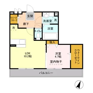 エトワール A【2階】の間取り