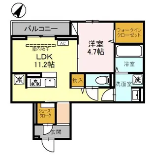 D-Sereno上福岡【2階】の間取り