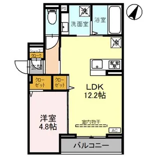 D-Sereno上福岡【3階】の間取り