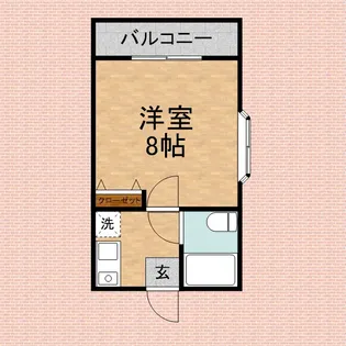 サンハイム皆川【2階】の間取り