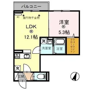 エクセレンテ【2階】の間取り