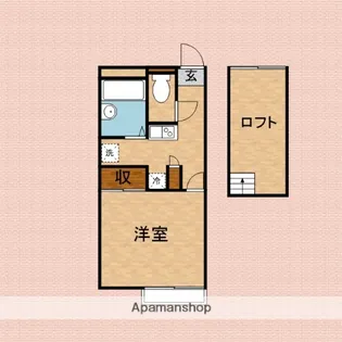 ヴェルドミール【3階】の間取り