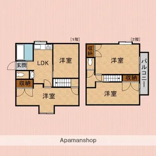 埼玉県川越市大字寺尾【一戸建】の間取り