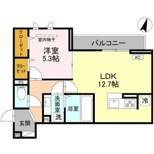 プレジール【3階】の間取り
