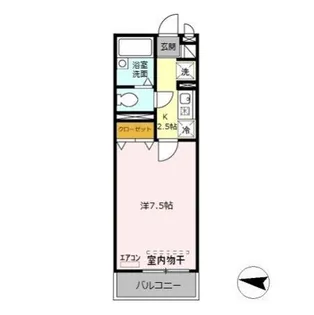 アイビスふじみ野【1階】の間取り