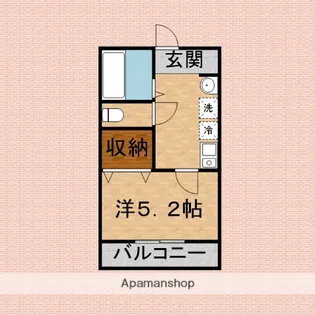 MELDIA新座 Ⅱ【3階】の間取り