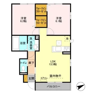 エアル【1階】の間取り