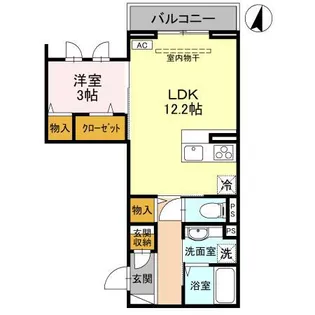 DーSERENO新倉 I【2階】の間取り