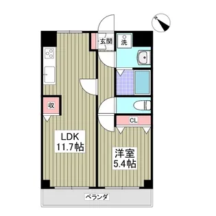 折井コーポ【1階】の間取り