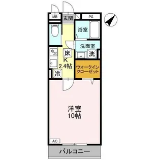 パレルモ【1階】の間取り