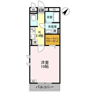 パレルモ【3階】の間取り