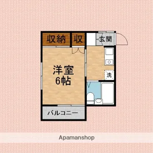 グリーンハイツB棟【1階】の間取り