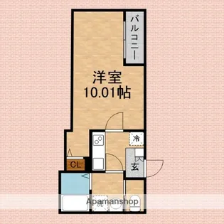 GRADUS川越【2階】の間取り