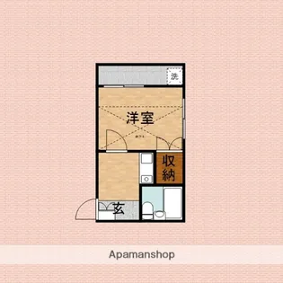 レオパレス朝霞台第2【1階】の間取り