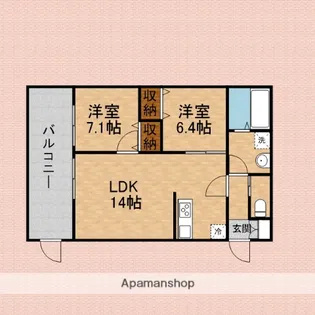 シエーナ新座【3階】の間取り