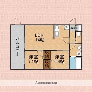 シエーナ新座【2階】の間取り
